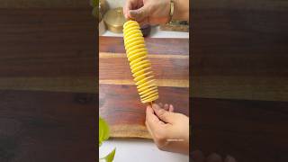Trending Spiral Potato Making Hack😍 #shorts #snacks #trending #viralvideo
