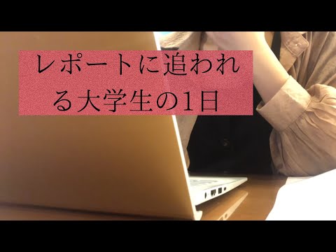 【ぼっち】レポートに追われる大学生の1日