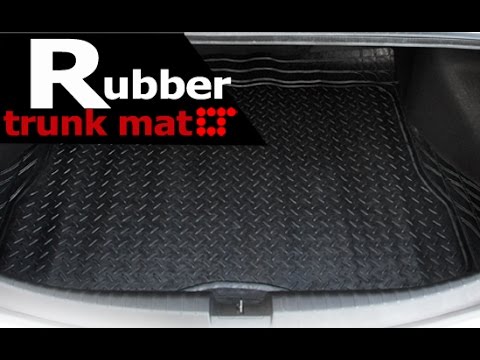 Trimmable Edge Universal Rubber Trunk Mat for Car Installation Guide by LT Sport FM-UNVS-AR5