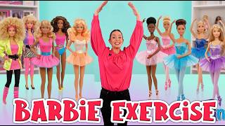 Barbie Exercise for Kids | Become a Barbie Doll with Miss Linky |  Indoor Workout for Children