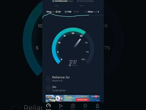Jio 4G Rajapalam Speed test#viral#jionetwork#telecomnetwork