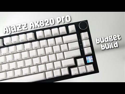 $60 deep marbly keyboard | unboxing & modding | Ajazz AK820 Pro