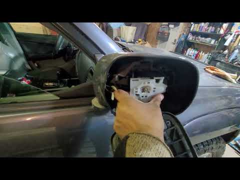 reinstall mirror glass 2004 toyota 4runner side mirror