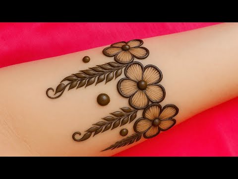 Easy & simple Mehndi designs | mehndi designs | mehandi ki dizain | cone designs | bridal mehndi