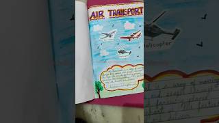 Project on transport। Types of transport। Assignment on types of transport
