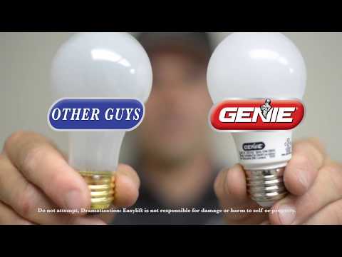 Genie Lightbulb Testing - Easy Lift Door Company