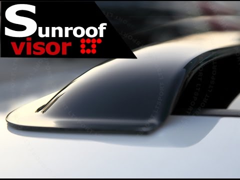 Sunroof Visor Moonroof Deflector Installation Guide by LT Sport