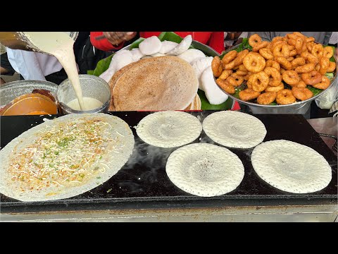 Early Morning Breakfast in Mumbai | South Indian Breakfast items | Indian state food | Dosa Recipe