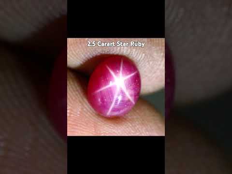 Star Ruby 2.5 Carat #jewelry #raregems #ruby #burmese #millionaire #billionaire #rich #millionviews