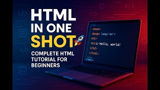 HTML Full Course in One Shot 🚀 | Complete HTML Tutorial for Beginners (2025)