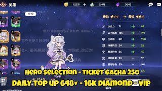 The hero arrives as promised RPG Private Server - Daily Top up 648¥ - 16k diamond