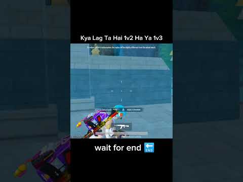 Kya Lag Ta Hai 1v2 Ha Ya 1v3 🤔 Wait For 🔚 #bgmishorts #shortvideos #shortsfeed