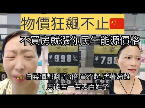 物價瘋漲，蔥花漲了5倍，黃瓜都13元一斤！網友直言國家終於出手了！高鐵漲價！水電燃氣漲價！蔬菜漲價！大明王朝國庫虧空時候的那句話，只能苦一苦老百姓了