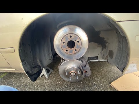 2000-2003 Toyota Solara Front Brake Pad and Rotor Replacement