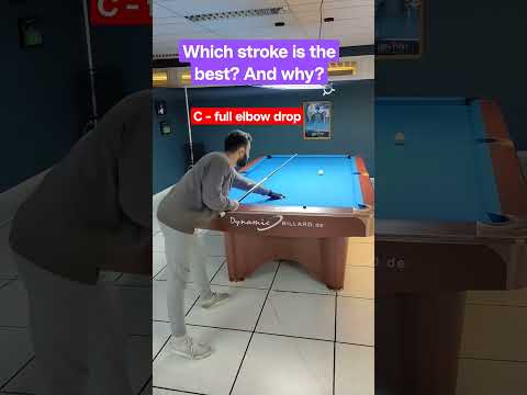 Do you prefer elbow drop or not? Full table draw shot