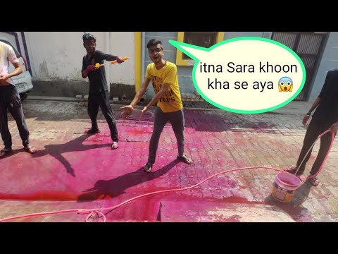 Holi main itna Sara khoon kha se aya 😱😱