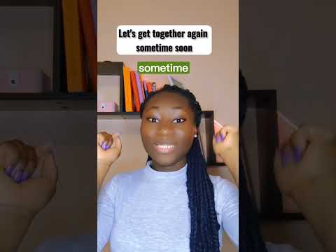How to use "SOMETIME! " #shorts #learnenglish #englishlanguage