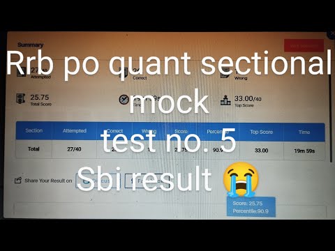 Oliveboard Rrb po pre Quant sectional - 5📚 || sbi clerk result waiting ||😭📚📝✍️🕐