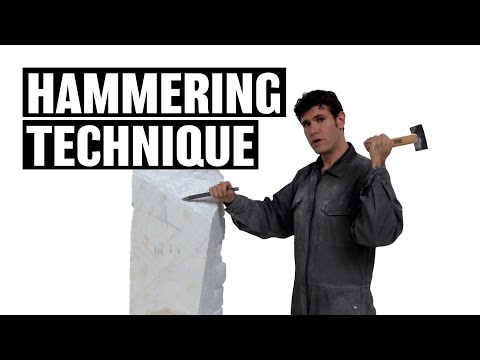 How to Use a Hammer for Stone Carving | Sculpture Tutorial