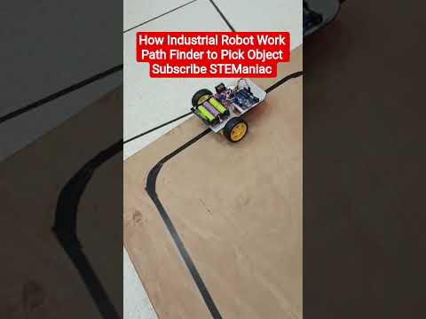 Industrial Robot || Path Finder || Free AI Robotics Session #stem #learning #arduino #stemeducation