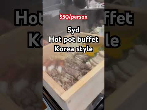 Sydney Korea hot pot韓式蒸鍋料理還有火鍋及越南卷吃到飽