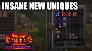 What are ALL the new Unique Items in Diablo 2 DLC Reign of the Warlock