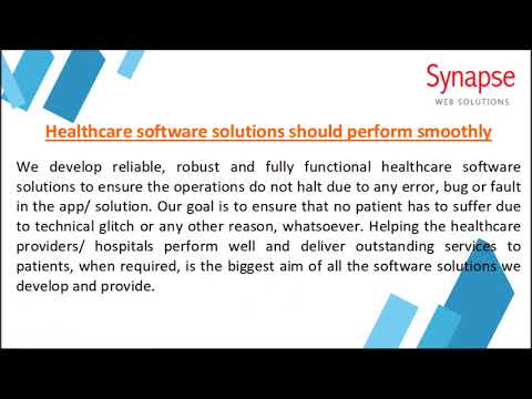 SynapseWebSolutions Healthcare Software Development Company UK