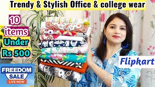 Flipkart Haul // office college wear haul  flipkart// kurta sets, co-ord sets and suits under Rs 500