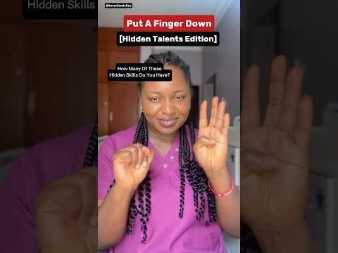 Put a finger down, Hidden talents edition #shorts #putafingerdown #fingerdown #hiddentalent