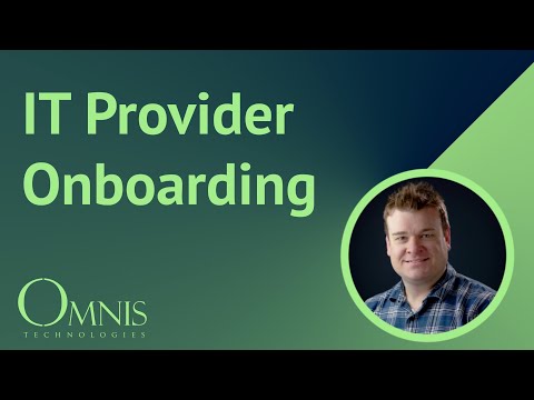 Onboarding Checklist for an IT Service Provider