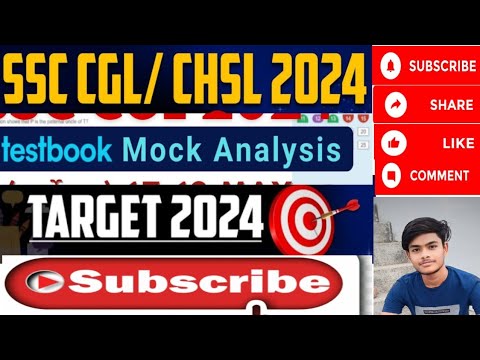 Ssctrt is live! Sunday mock analysis Ssc//Chsl cgl
