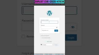EXPLOIT CVE-2025-47539  #bugbounty #hackingcourse #ethicalhacking