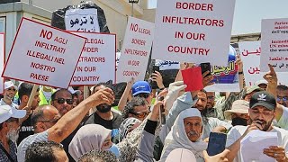 Hundreds in Libya protest against migrants, refugees