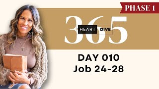 Day 010 Job 24-28 | Daily One Year Bible Study | Audio Bible Reading with Commentary