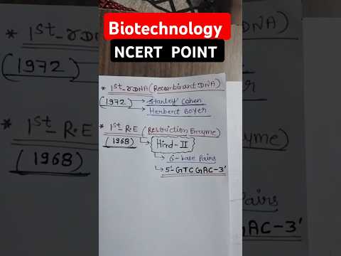 Biotechnology (NCERT) #ytshorts #biology #neettrickstolearn