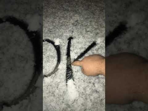 First Snow of the Season in Ohio!