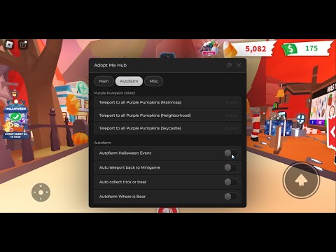 Roblox adopt me week 3 Halloween all minigames Autofarm Script / Hack