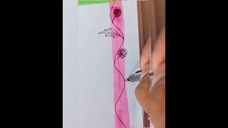 Front page design / Border design / Project front page design idea !#shorts #viral #asmr #aesthetic
