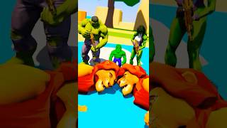 FATHER HULK SAVES SON HULK FROM ZOMBIES | MARVEL TOYS #gta #ragdolls #hulk #spiderman