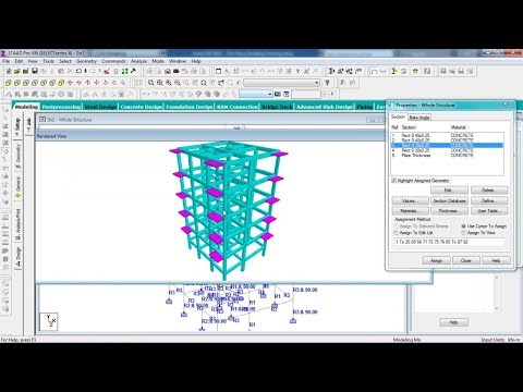 STAAD Pro Tutorials - Complete Project of a G+4 Residential Building Part-1 (Day 65 )