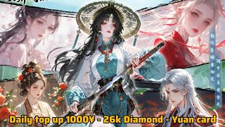 Nine Realms the Immortal RPG Private Server - Daily top up 1000¥ - 26k Diamond