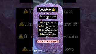 Don’t get rose quartz unless… #rosequartz #crystals #crystalhealing #crystal