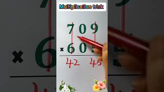 Simple 3-digit multiplication trick! 🧠✏️ #mathtricks #mathhacks #maths #education #shorts