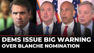 LIVE: Senate Judiciary Dems hold presser with Epstein survivors following Todd Blanche Hearing