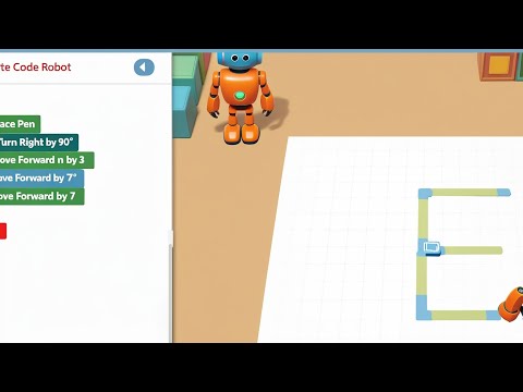 Draw Alphabets using coding | Fun programming for Kids | CodeRobo 🤖