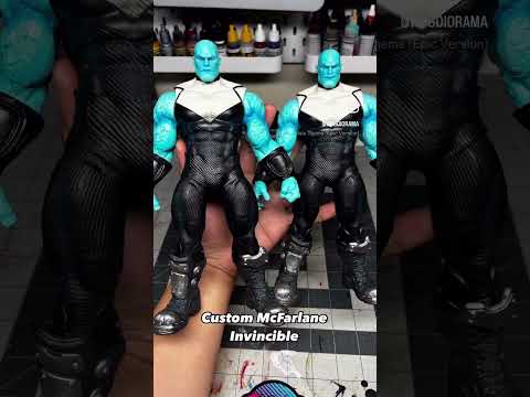 My Custom McFarlane Invincible Figures #art #actionfigure #mcfarlanetoys #mcfarlanedcmultiverse