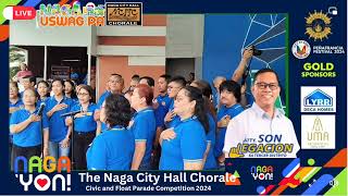 THE NAGA CITY HALL CHORALE AT THE CIVIC AND FLOAT COMPETITION 2024