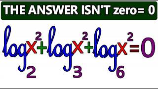 Can You Find x Before the Secret Pattern Appears? | Advanced Logarithm Challenge