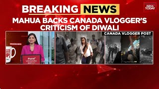 Mahua Moitra Backs Vlogger Calling Indians 'Brain Dead', Sparks BJP Fury | India Today News