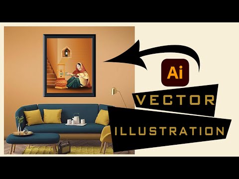 Vector art | How to draw vector illustration | Adobe illustrator